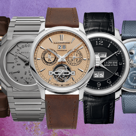 Five of the best perpetual calendar watches, from A. Lange & Söhne, Bulgari, Jaeger-LeCoultre, F.P. Journe and IWC