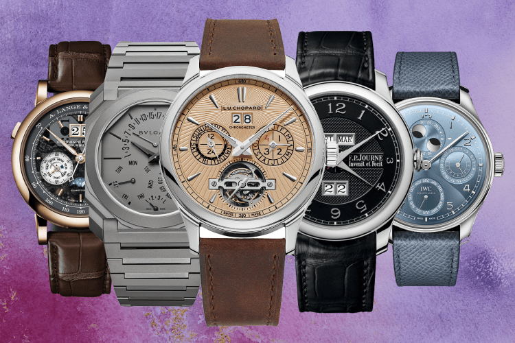 Five of the best perpetual calendar watches, from A. Lange & Söhne, Bulgari, Jaeger-LeCoultre, F.P. Journe and IWC