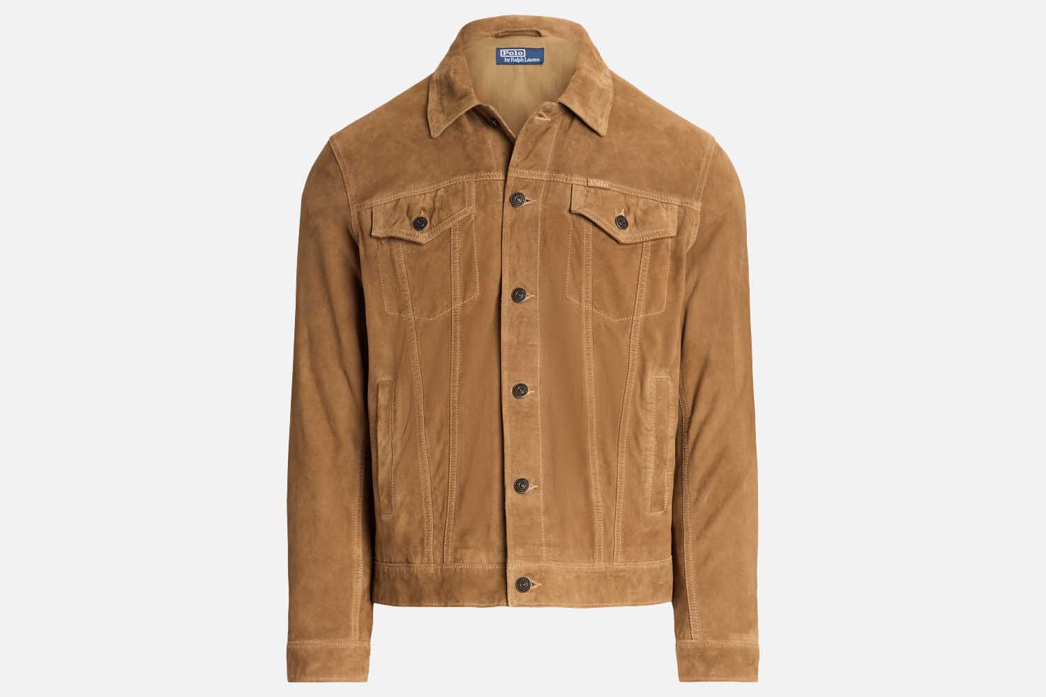 Polo Ralph Lauren Suede Trucker Jacket