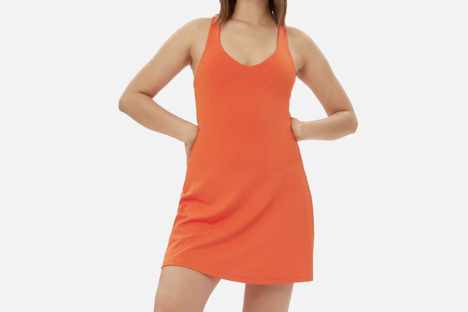 Girlfriend Collective Lola V-Neck Dress