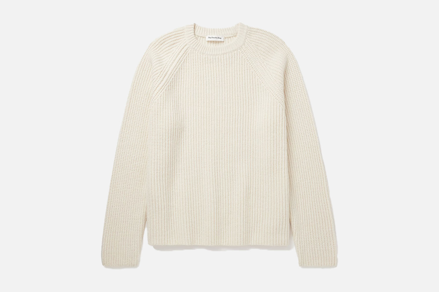 The Frankie Shop Carter Ribbed Merino Wool-Blend Sweater