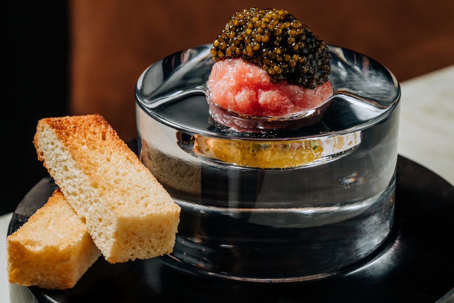 The Otoro tartare served at The Omakase Room.