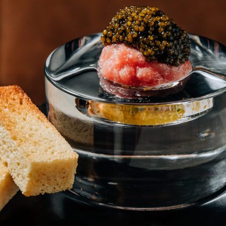 The Otoro tartare served at The Omakase Room.