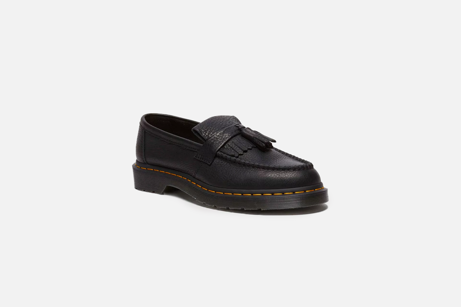 Adrian Yellow Stitch Ambassador Leather Loafers