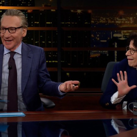 Bill Maher and Fran Lebowitz