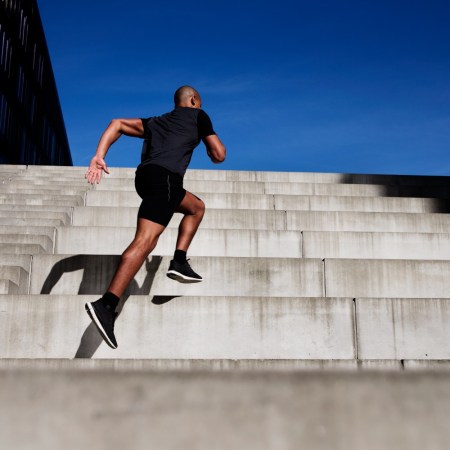 Man on stairs