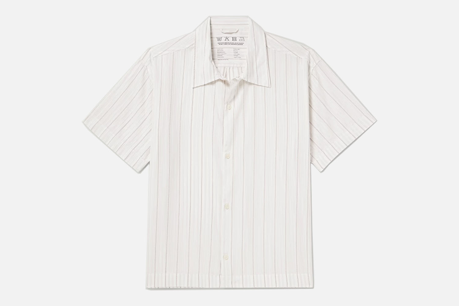 Mfpen Holiday Striped Cotton Shirt