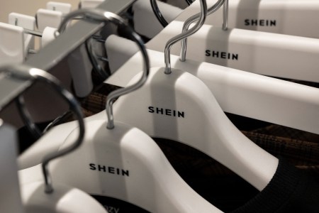 Shein logo on hangers