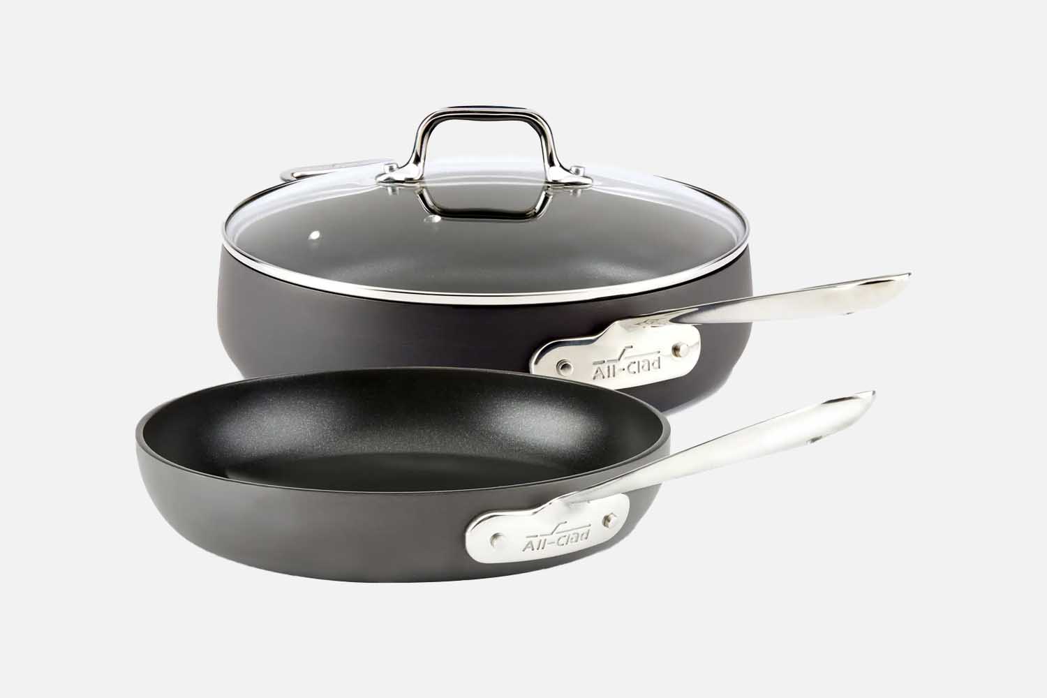 All-Clad HA1 Hard Anodized 3-Piece Sauté Pan Set