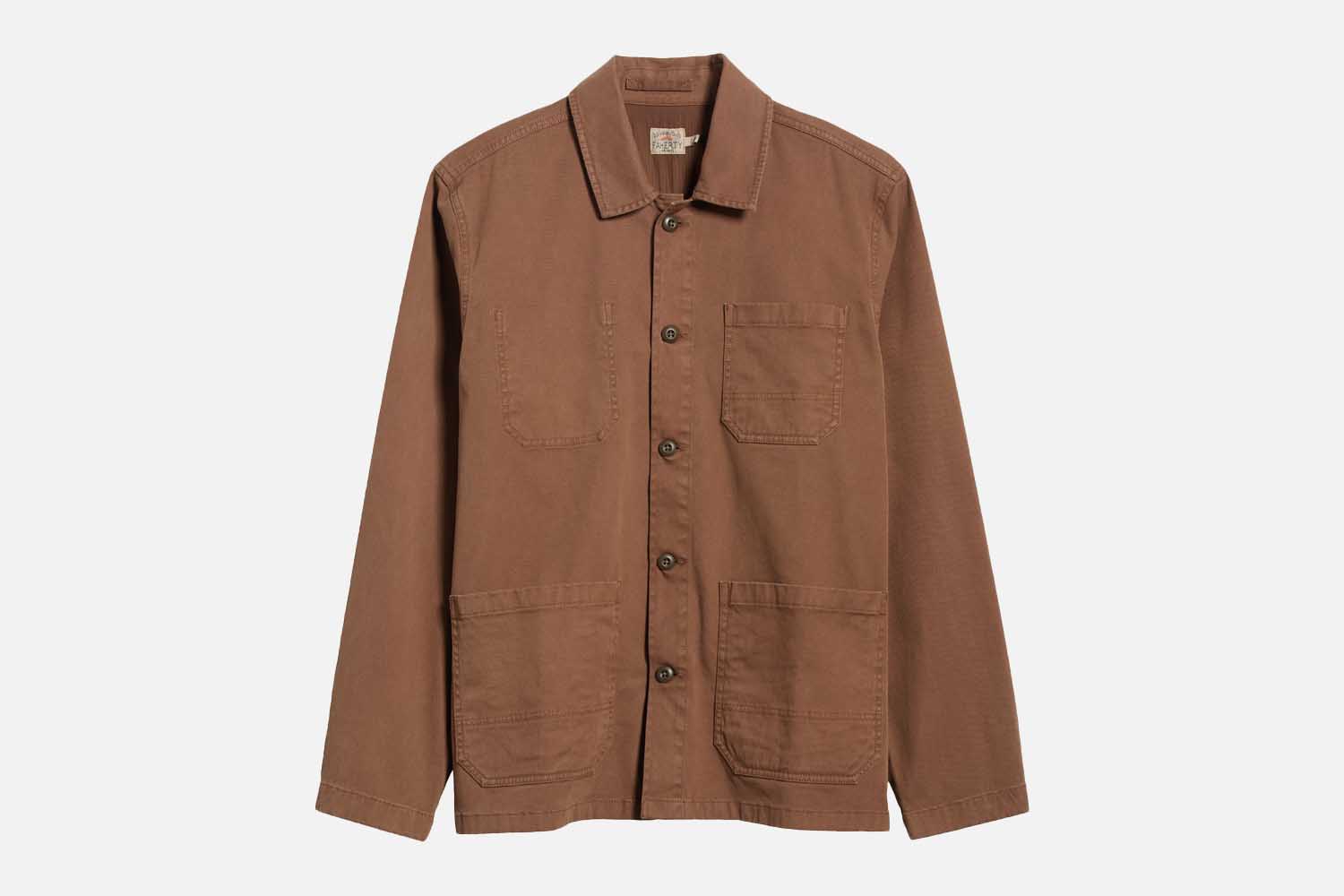 Faherty Comfort Twill Chore Jacket