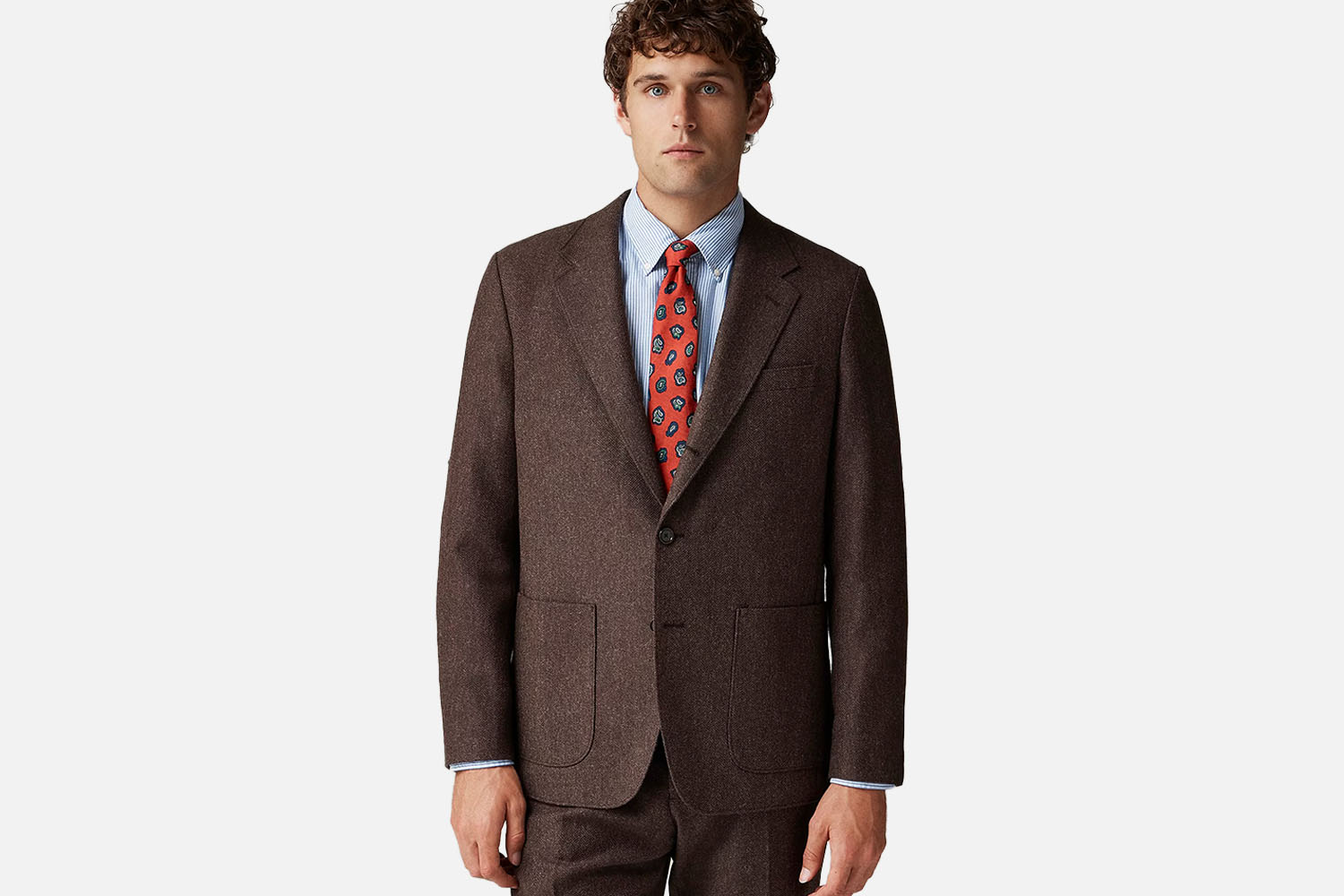 J.Crew Kenmare Relaxed-Fit Suit Jacket in English Cotton-Wool Blend