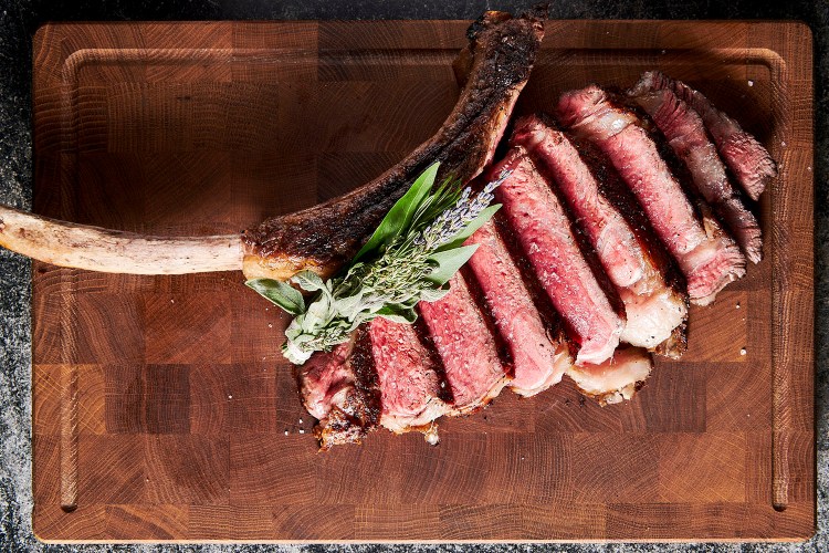 Rancho El17 Tomahawk Steak offered at Niku Steakhouse