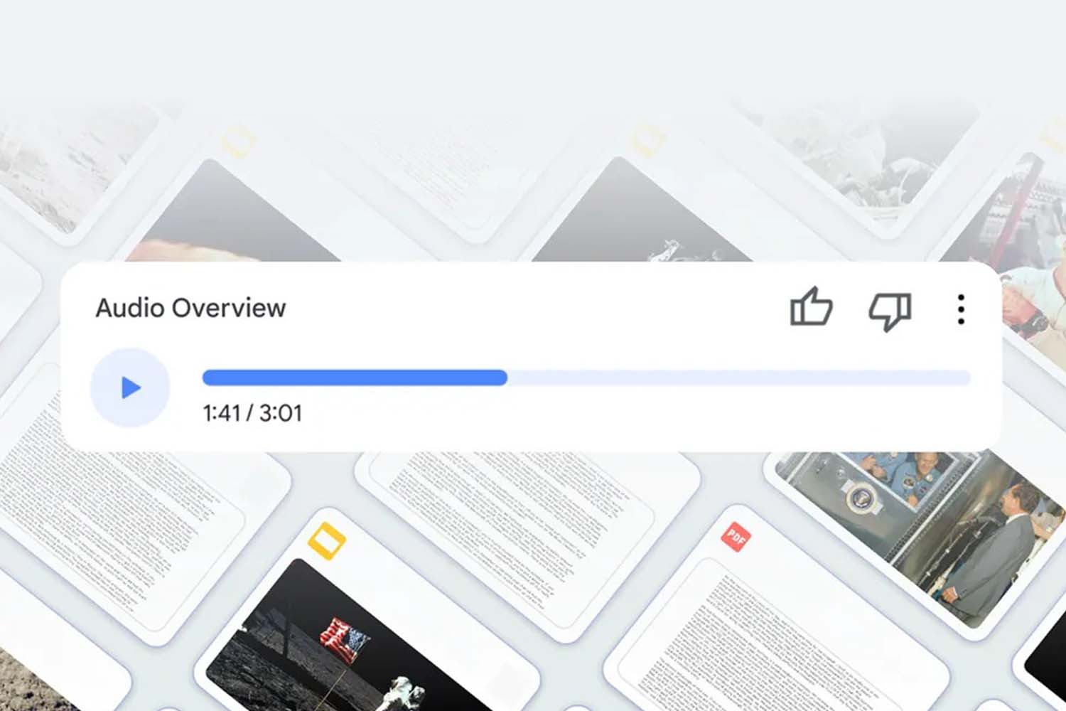 NotebookLM is a Google AI feature that turns research into podcasts