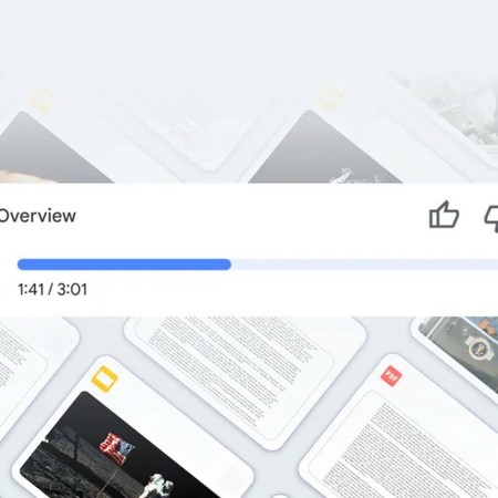 NotebookLM is a Google AI feature that turns research into podcasts