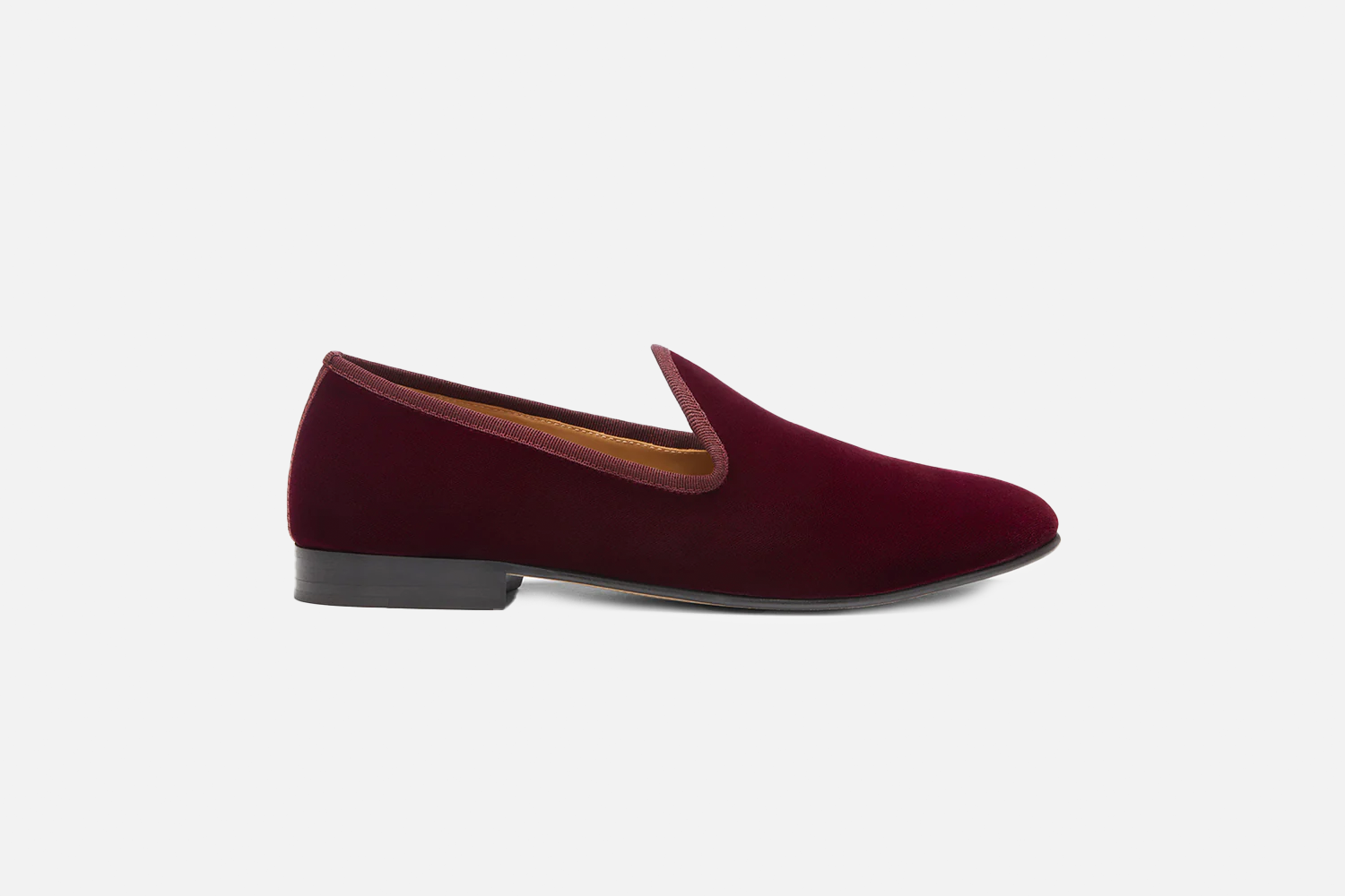 Del Toro Oxblood Velvet Slipper II