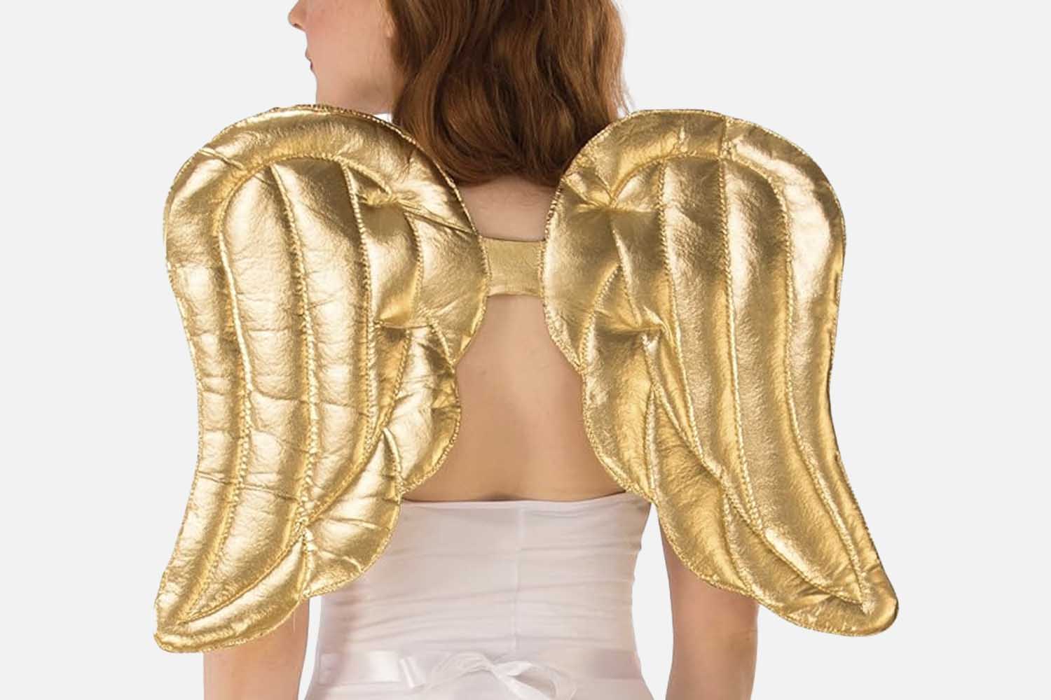 Rubieu0026amp;#8217;s Adult Gold Costume Wings