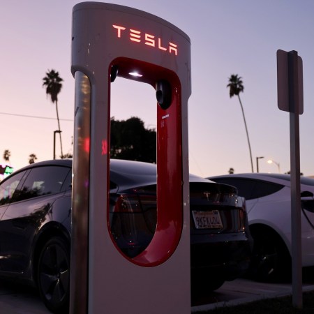 Tesla supercharger