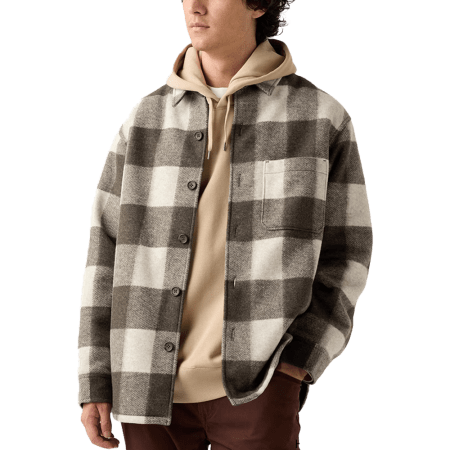 Uniqlo Checked Overshirt Jacket