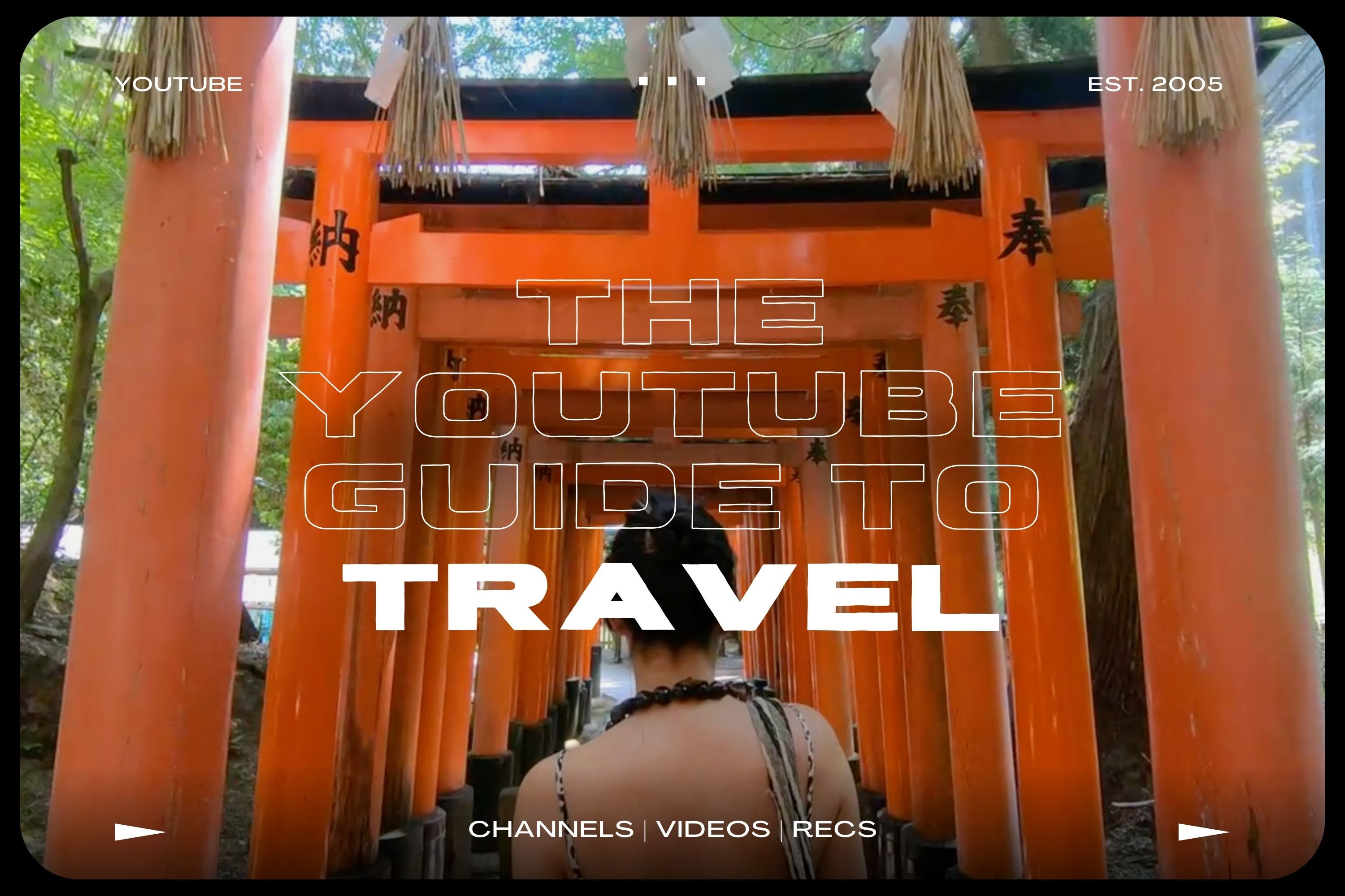 The YouTube Guide to Travel, a collection of the best travel channels on the platform