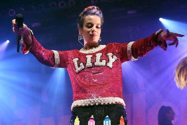 Lily Allen live in 2014