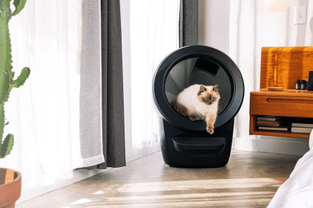 This ultra-high tech litter box makes life easier