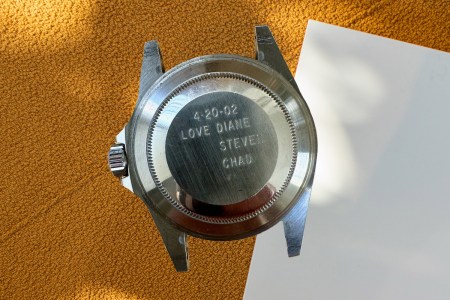 An engraved watch owned by the writer Oren Hartov