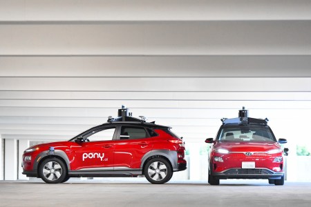 Pony.ai vehicles