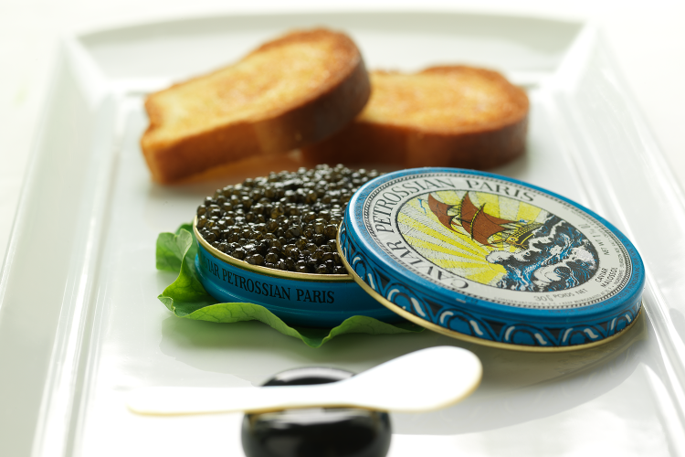 Caviar offered at The Inn at Little Washington.