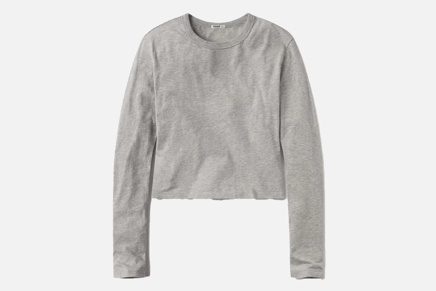 Buck Mason Pima L/S Boxy Crew