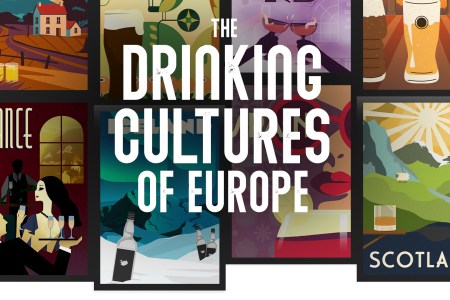 The drinking cultures of Europe illustration