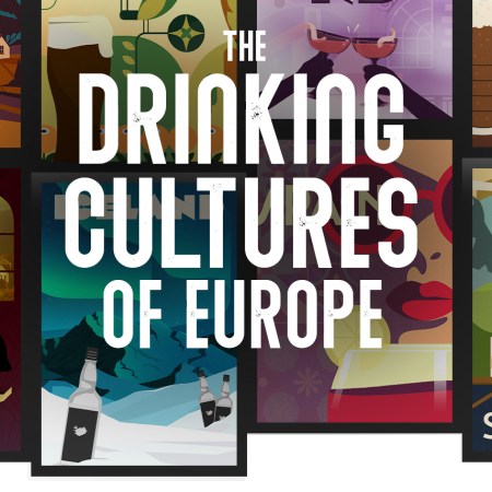 The drinking cultures of Europe illustration