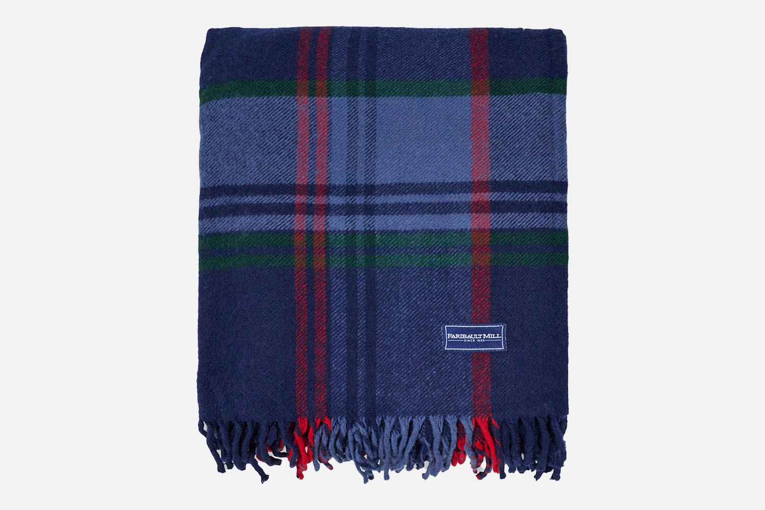 Faribault Mills Heritage Plaid Wool Throw