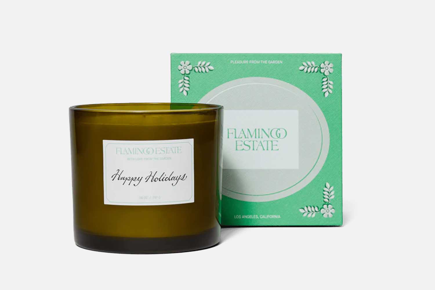 Flamingo Estate Personalized Night Blooming Jasmine & Damask Rose XL Candle