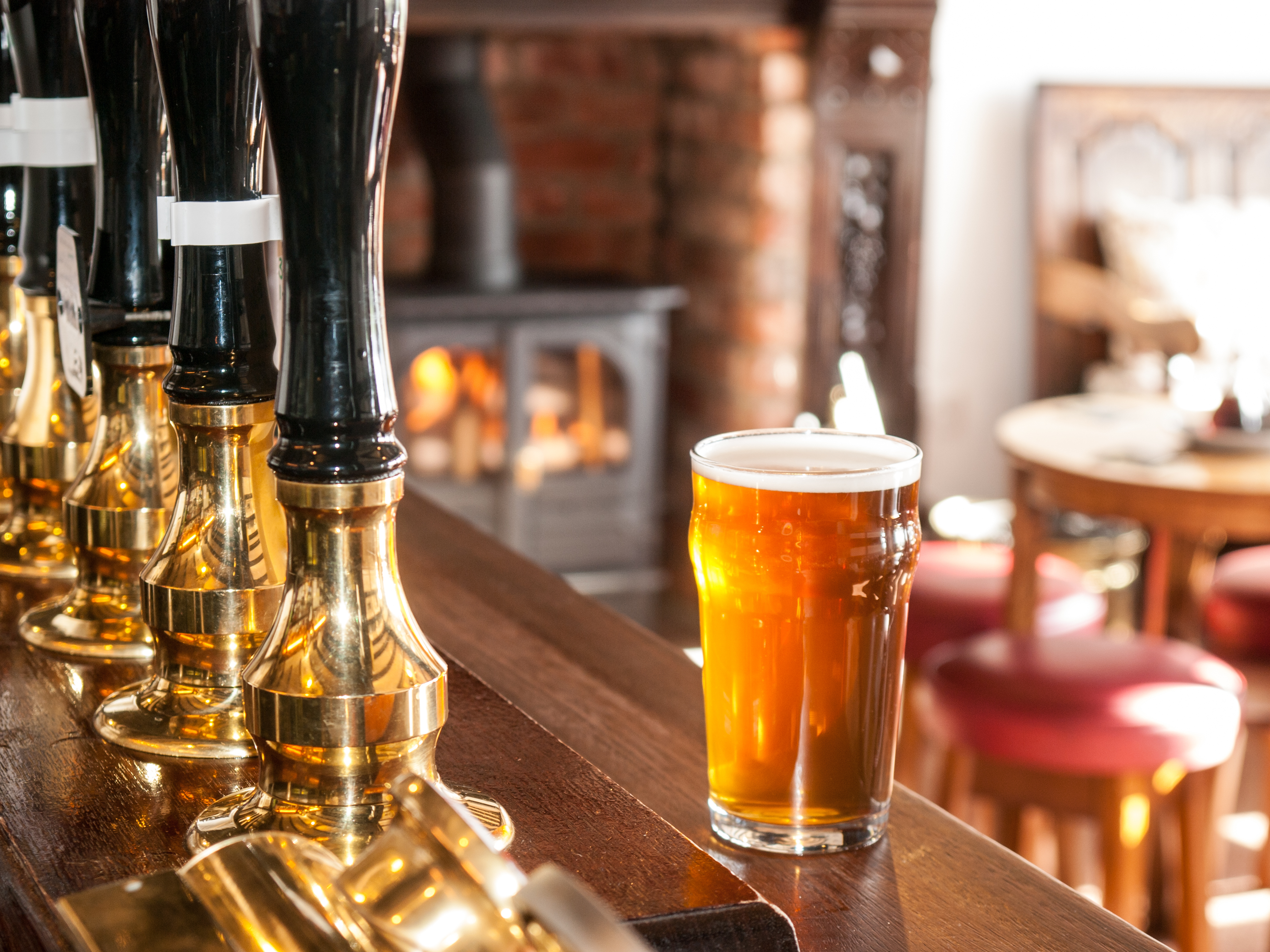 Drinking beer in a pub is a rite of passage in England.