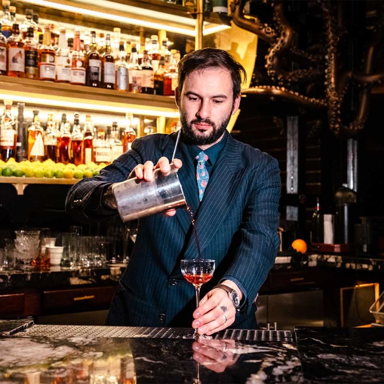 Jonathan Adler of Shinji's, one of the participating bars the first New York Bartender Week