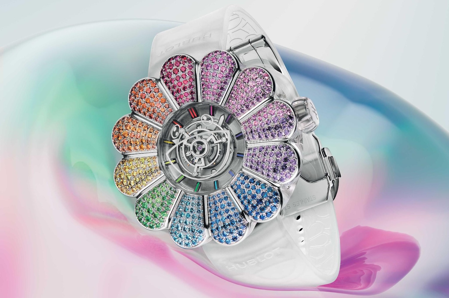 Hublot MP-15 Takashi Murakami Tourbillon Sapphire Rainbow