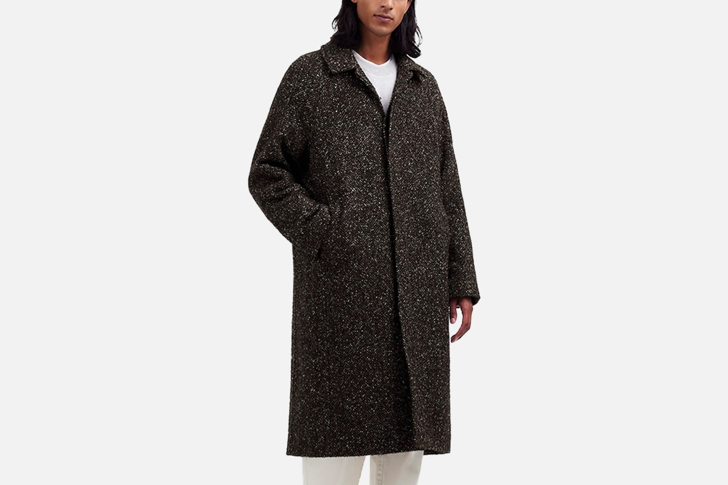 Madewell Raglan-Style Italian Topcoat