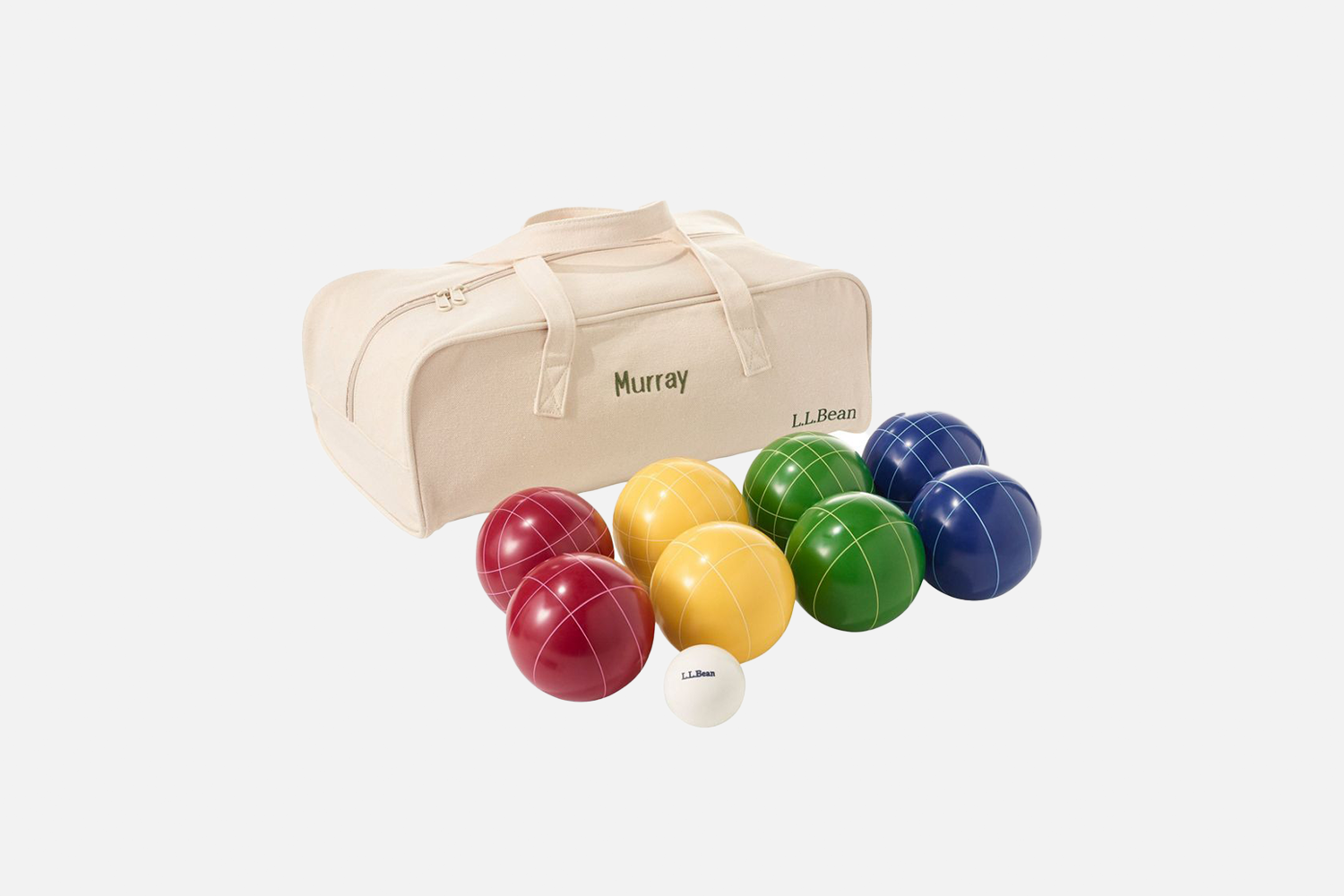 L.L. Bean Monogrammed Bocce Set