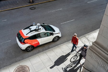 Cruise vehicle on a street