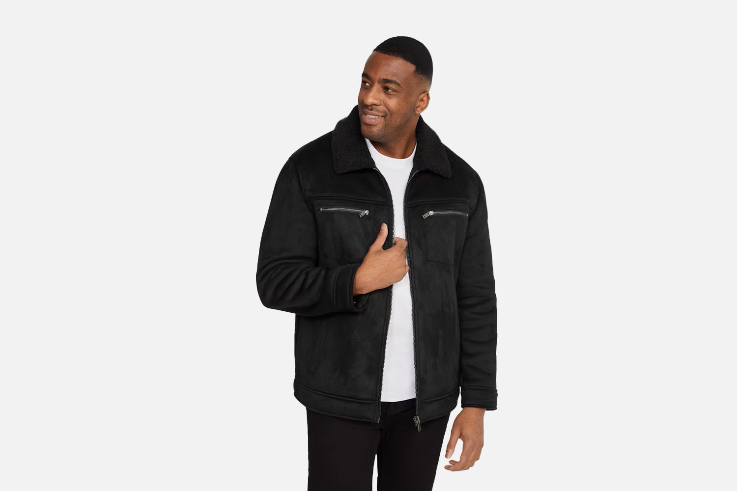 Johnny Bigg Black Kilmer Flight Jacket