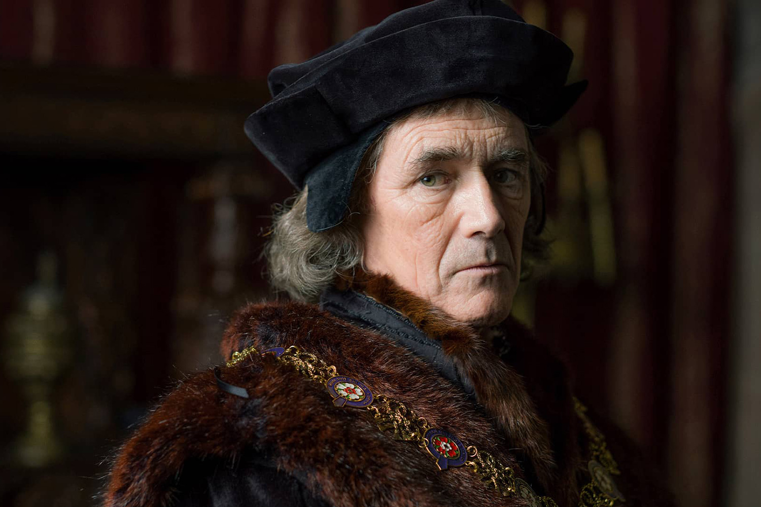 Mark Rylance as Thomas Cromwell in "Wolf Hall: The Mirror and the Light"