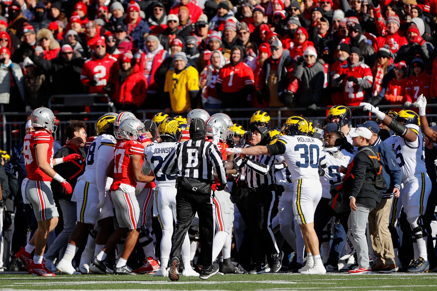 Ohio State-Michigan Game Ends With Brawl, Pepper Spray