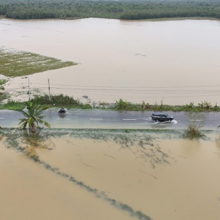 Typhoon aftermath