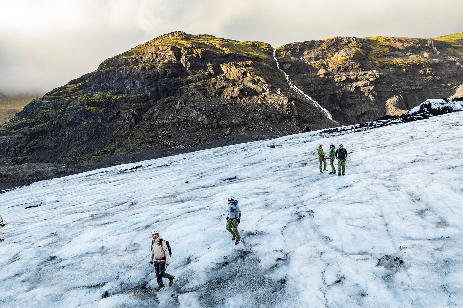 Sporting Columbia's Omni-Heat Arctic gear in Iceland