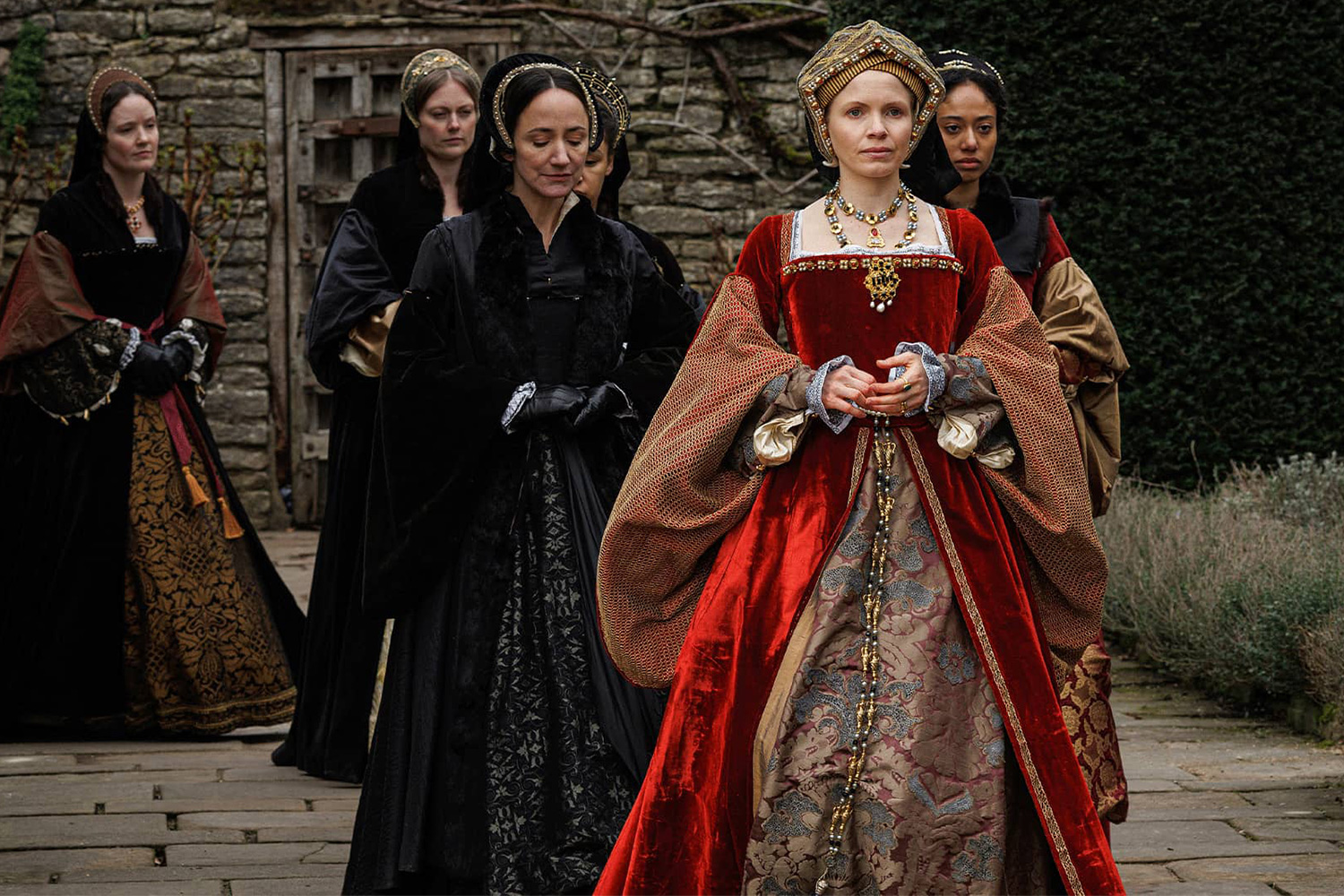 Kate Phillips as Jane Seymour, Henry's third wife, in "Wolf Hall: The Mirror and the Light"