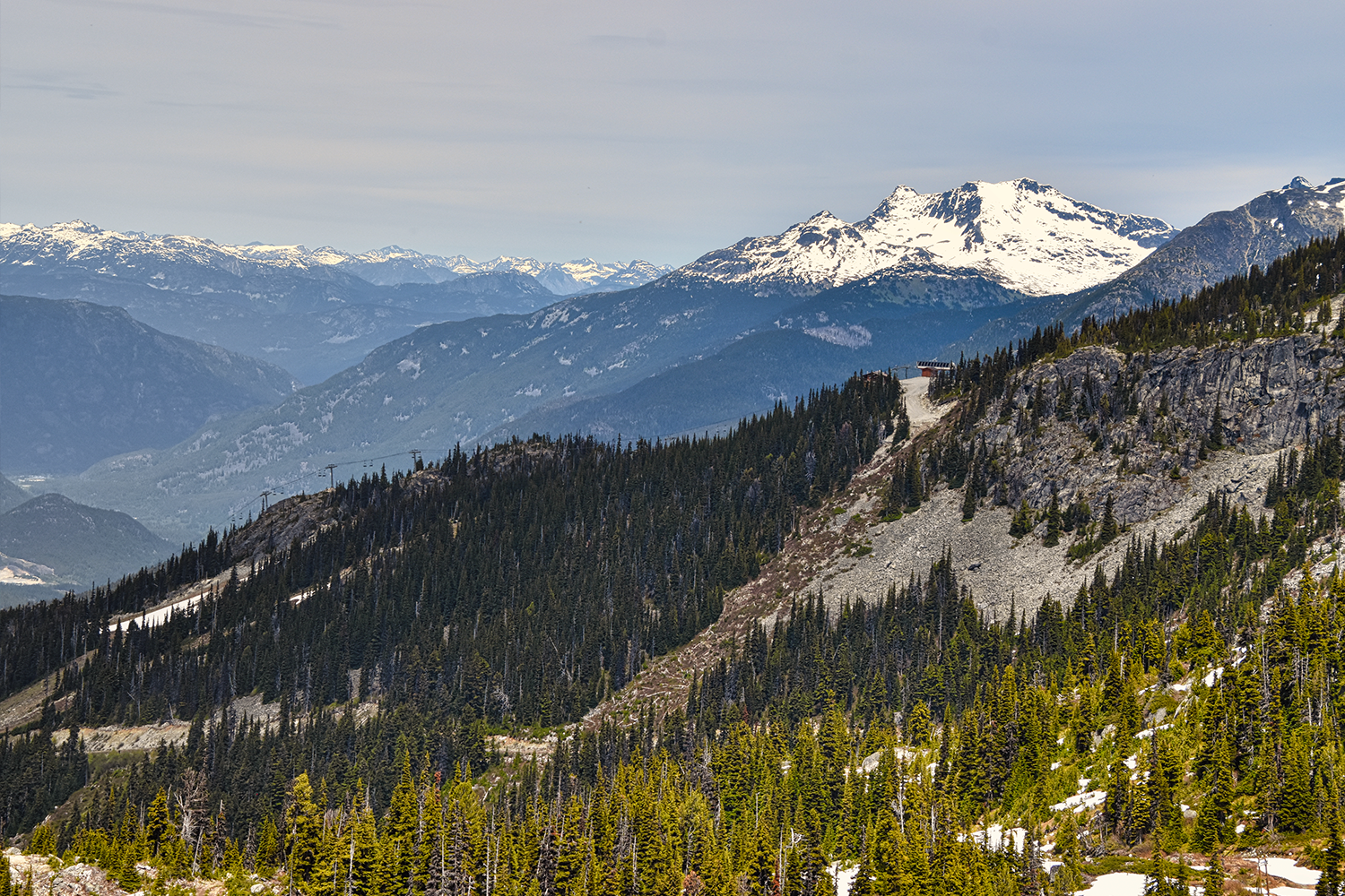 A view from Blackcomb Mountain, Whistler