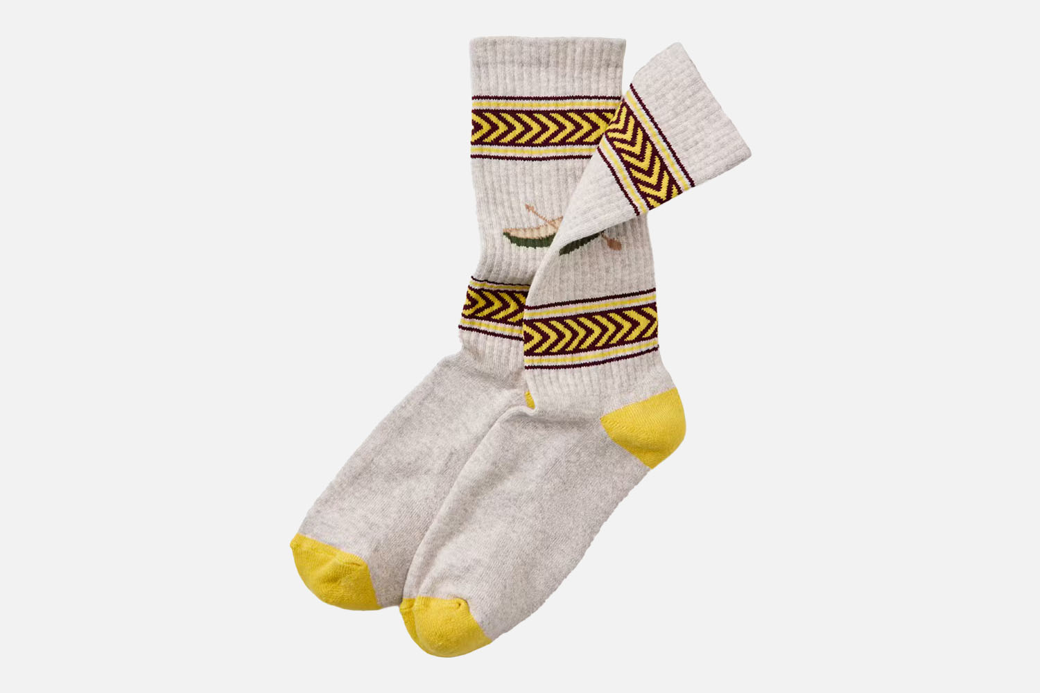 For the Former-Fun Socks Guy: Wythe New York Recycled Cotton Jacquard Camp Socks