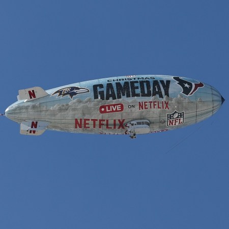 Netflix NFL blimp