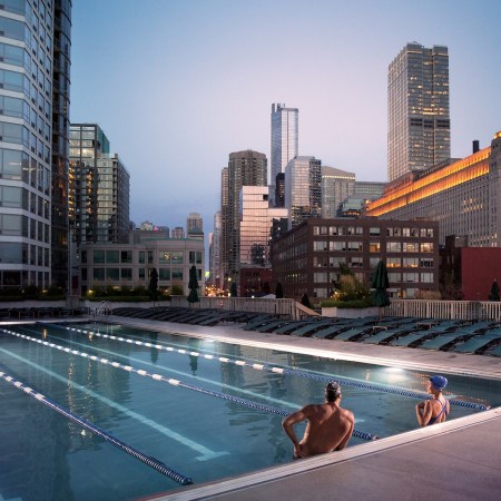 North Outdoor Pool at East Bank Club