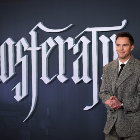 Nicholas Hoult at "Nosferatu" premiere